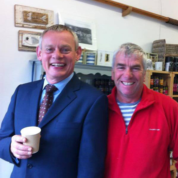 John Brown with Martin Clunes